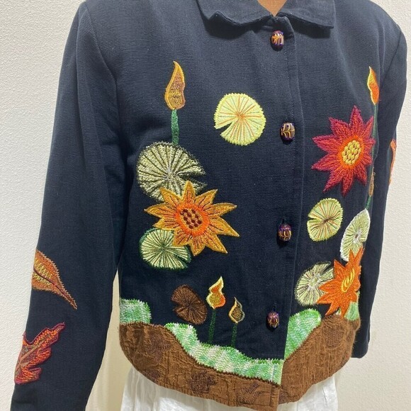 Daniel K Multicolored “Art to Wear” Jacket Medium - Picture 2 of 6